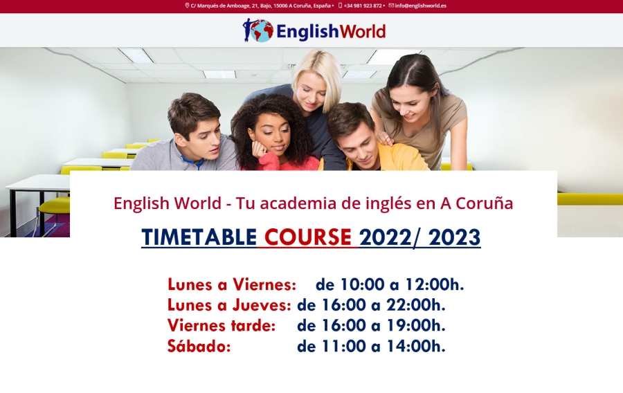 Timetable Course 2022/2023